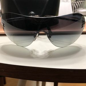 Authentic CHANEL rimless sunglasses.